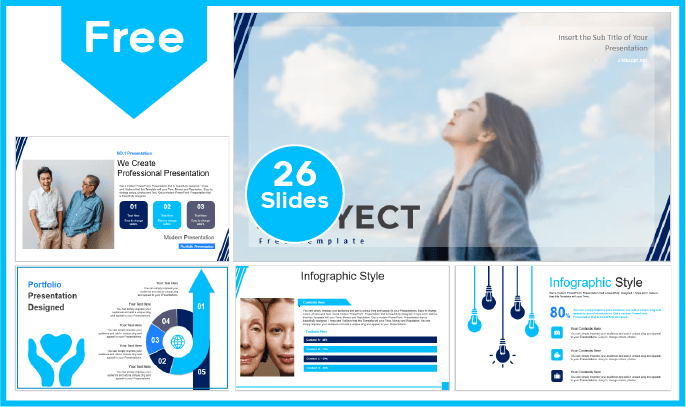 Free Life Project Template for PowerPoint and Google Slides.