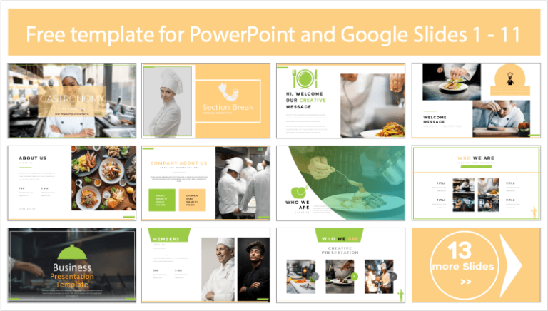 Gastronomy Template - PowerPoint Templates and Google Slides