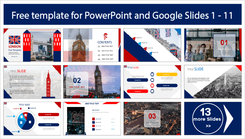 Descargar gratis plantillas de Londres para PowerPoint y temas Google Slides.