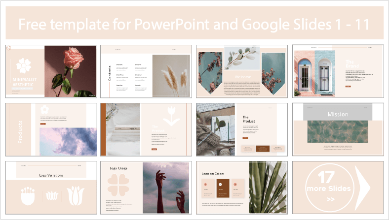 Descargar gratis plantillas Aesthetic Minimalistas para PowerPoint y temas Google Slides.