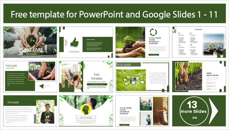 Plant Care Templates for free download in PowerPoint and Google Slides themes.