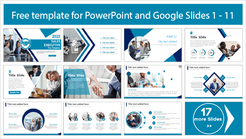 Descargar gratis plantillas de Ejecutivos de Ventas para PowerPoint y temas Google Slides.