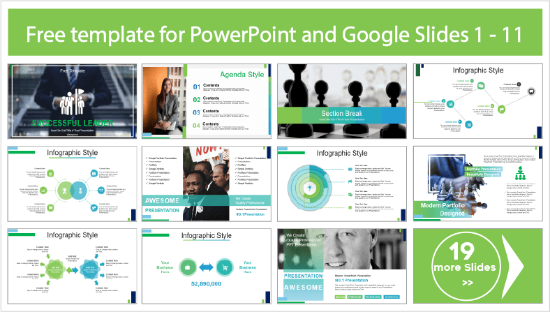 Successful Leader Templates for free download in PowerPoint and Google Slides themes.