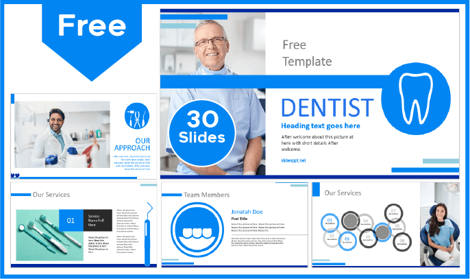 Free Dentist Template for PowerPoint and Google Slides.