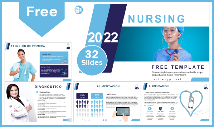 Free Nursing Template for PowerPoint and Google Slides.