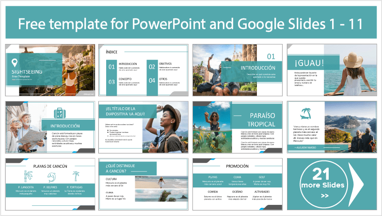 Tourism Lesson Templates for free download in PowerPoint and Google Slides themes.