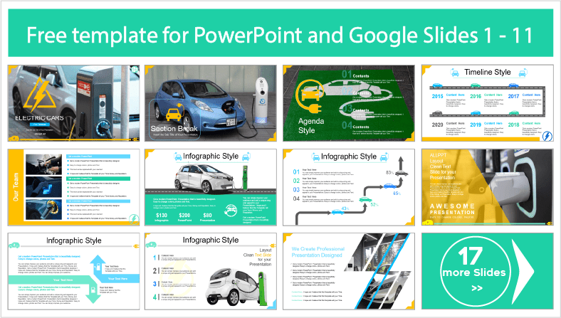 Descargar gratis plantillas de Autos Eléctricos para PowerPoint y temas Google Slides.