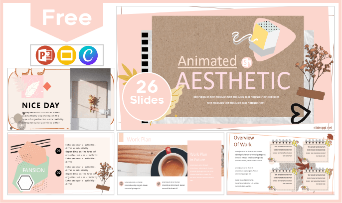 Free animated Aesthetic template for PowerPoint and Google Slides.