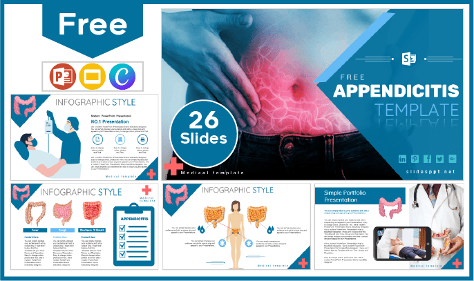 Free Appendicitis Template for PowerPoint and Google Slides.