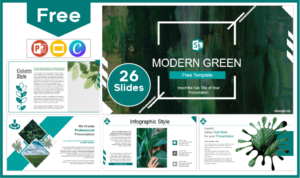 Modern Powerpoint Green Modern green Template - PowerPoint Templates and Google Slides