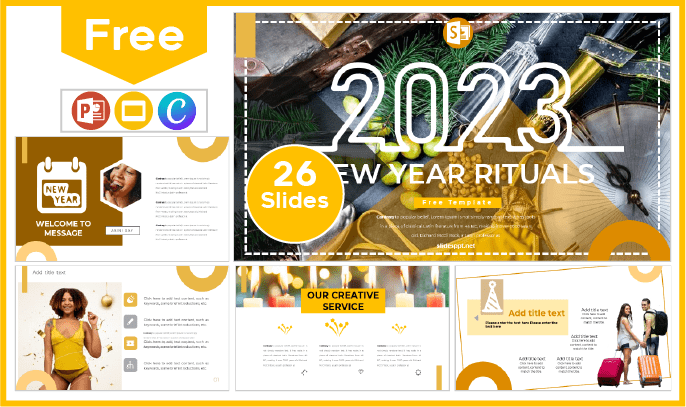 Free New Year Rituals Template for PowerPoint and Google Slides.