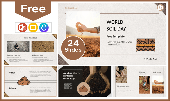 Free World Soil Day Template for PowerPoint and Google Slides.