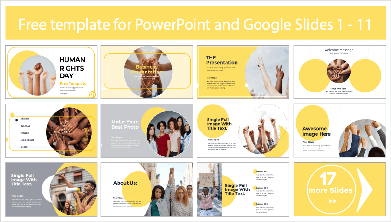 Laden Sie kostenlose Vorlagen zum Tag der Menschenrechte für PowerPoint- und Google Slides-Themen herunter.