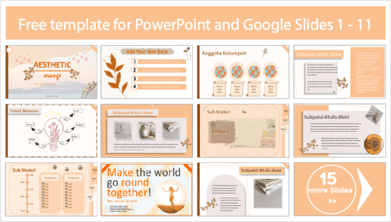 Orange Aesthetic Template - PowerPoint Templates and Google Slides