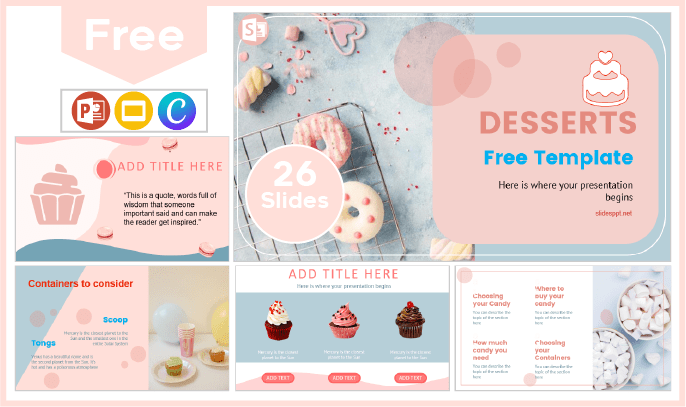 Free Dessert Template for PowerPoint and Google Slides.