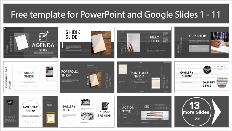 Free downloadable Agenda style PowerPoint templates and Google Slides themes.