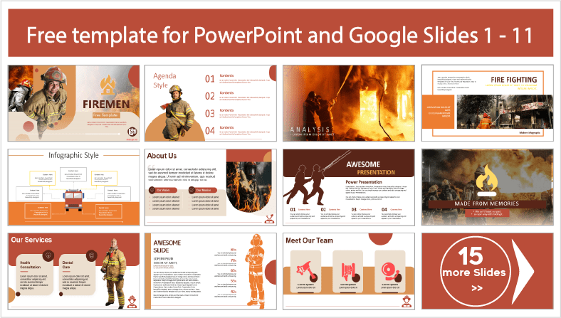 Faça o download gratuito dos modelos PowerPoint do Firefighter e dos temas Google Slides.
