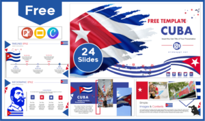 Free Cuba template for PowerPoint and Google Slides.