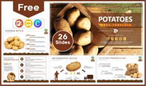 Free Papas Template for PowerPoint and Google Slides.
