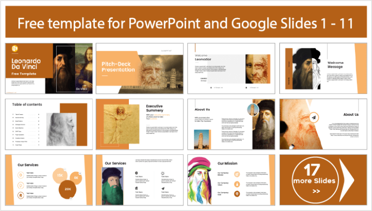 Leonardo da Vinci Template - PowerPoint Templates and Google Slides