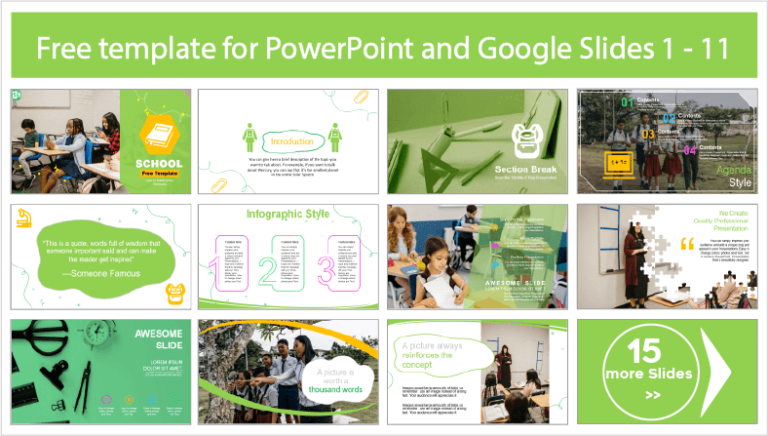 Schoolchildren Template - PowerPoint Templates and Google Slides