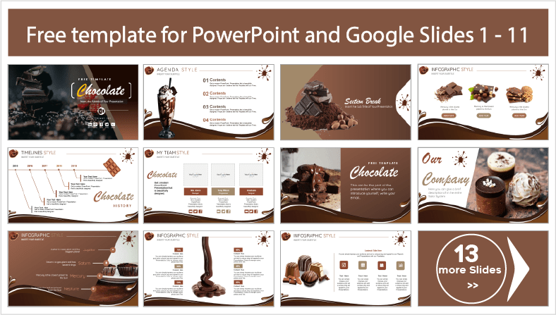 Laden Sie kostenlose Chocolate PowerPoint-Vorlagen und Google Slides-Themen herunter.