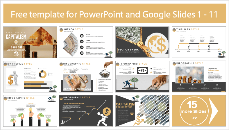 Baixe gratuitamente os modelos de PowerPoint do Capitalismo e os temas do Google Slides.