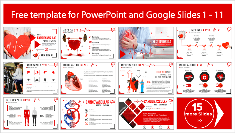 Descargar gratis plantillas de Riesgo Cardiovascular para PowerPoint y temas Google Slides.