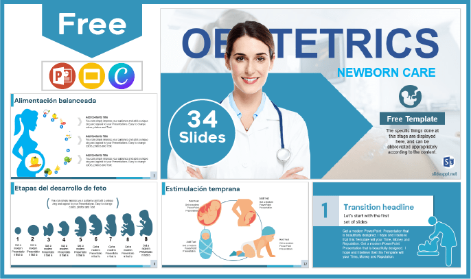Free Obstetrics Template for PowerPoint and Google Slides.