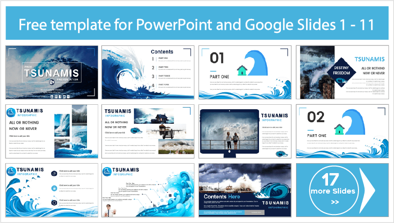 Tsunamis Templates for free download in PowerPoint and Google Slides themes.