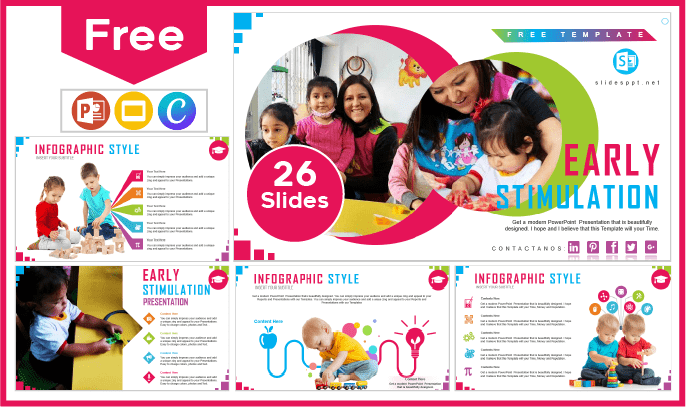 Free Early Stimulation Template for PowerPoint and Google Slides.