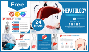 Free Hepatology Template for PowerPoint and Google Slides.