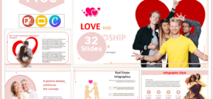 Free Love and Friendship Template for PowerPoint and Google Slides.