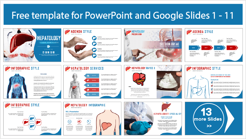 Téléchargez gratuitement des modèles PowerPoint et des thèmes Google Slides pour l'hépatologie.