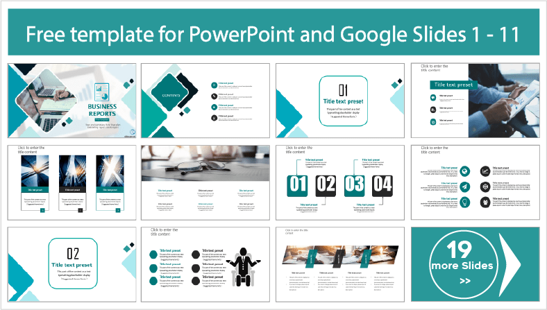 Business Report Templates for free download in PowerPoint and Google Slides themes.