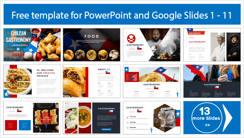 Téléchargez gratuitement les modèles de Gastronomie chilienne pour les thèmes PowerPoint et Google Slides.