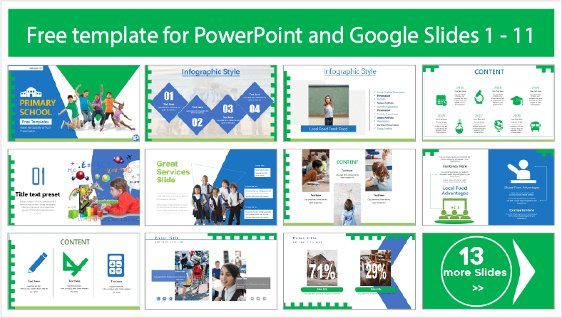 Free downloadable Elementary School Templates for PowerPoint and Google Slides themes.