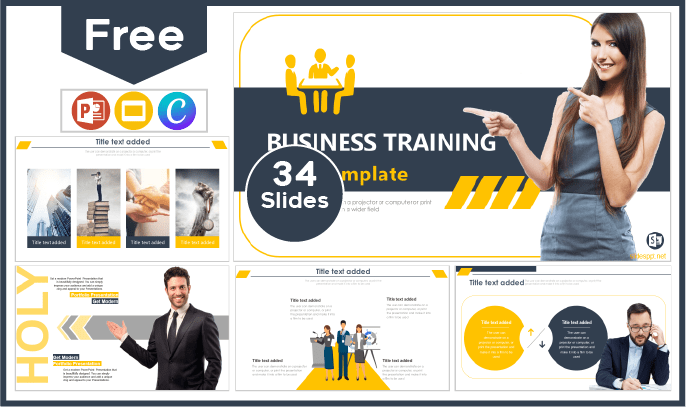 Free Business Training Template for PowerPoint and Google Slides.