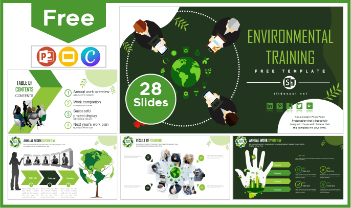 Free Environmental Training Template for PowerPoint and Google Slides.
