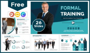 Free Formal Training Template for PowerPoint and Google Slides.