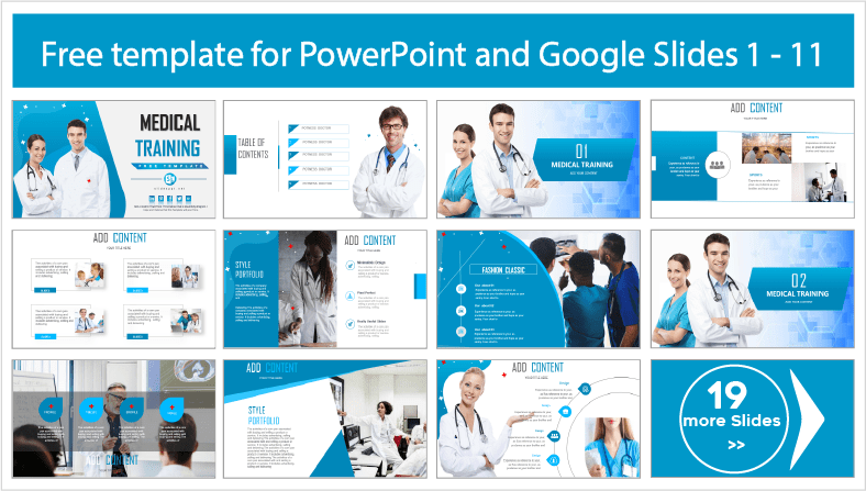 Faça o download gratuito dos modelos PowerPoint de Treinamento Médico e dos temas do Google Slides.