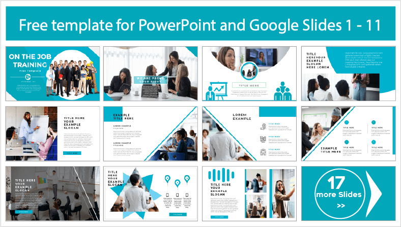 Faça o download gratuito dos modelos de treinamento no trabalho para os temas PowerPoint e Google Slides.