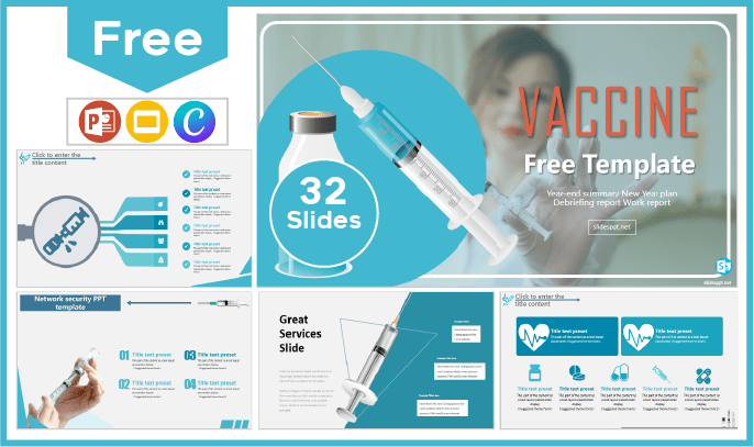 Free Vaccines Template for PowerPoint and Google Slides.