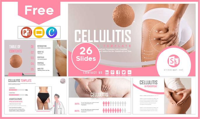 Free Cellulite Template for PowerPoint and Google Slides.