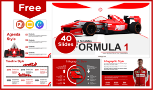 Free Formula 1 Template for PowerPoint and Google Slides.