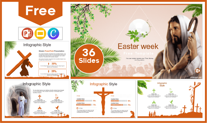 Free Holy week Template for PowerPoint and Google Slides.