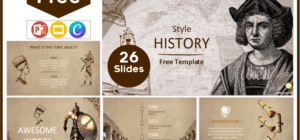Free Historical style template for PowerPoint and Google Slides.