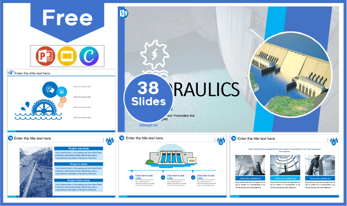Free Hydropower Template for PowerPoint and Google Slides.