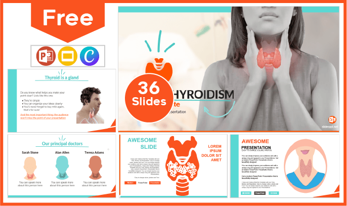 Free Hypothyroidism Template for PowerPoint and Google Slides.