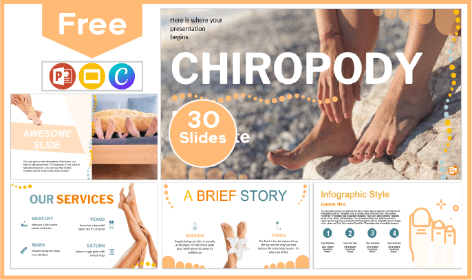 Free Podiatry Template for PowerPoint and Google Slides.
